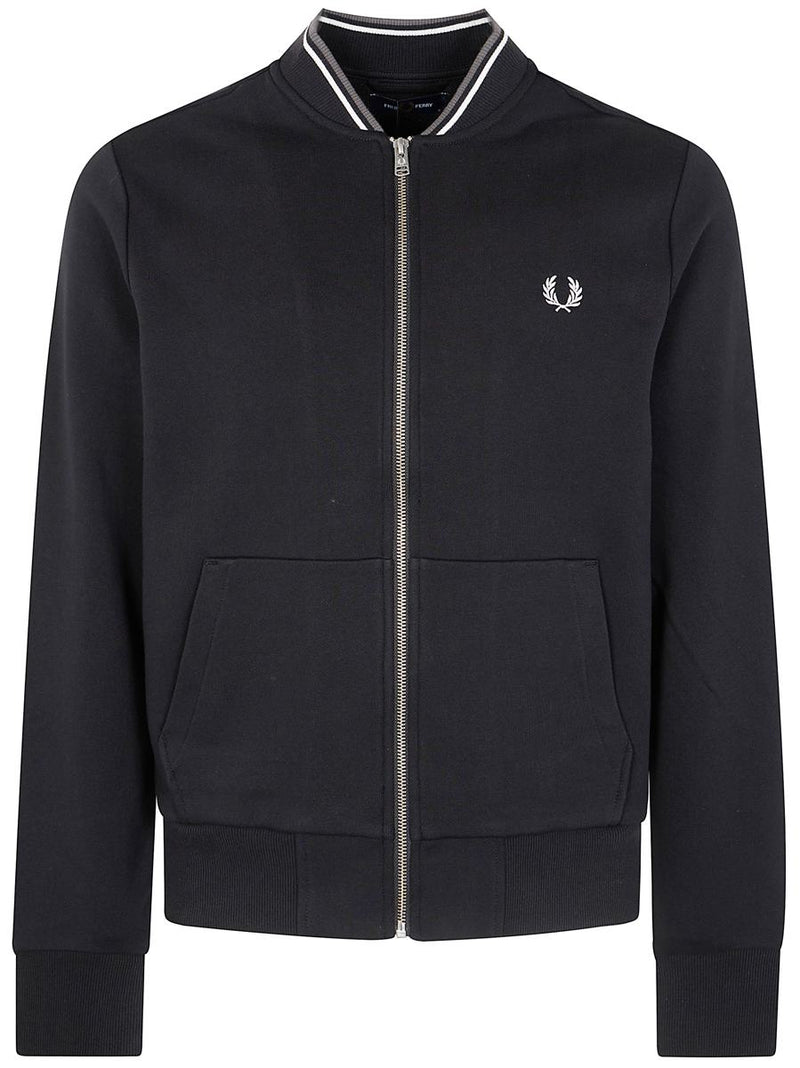 Fred Perry Zipper Through Sweatshirt Clothing