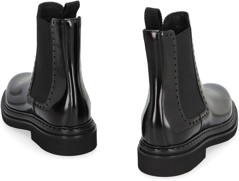 Dolce & Gabbana Leather Chelsea Boots