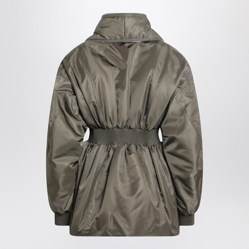 Givenchy Khaki Shawl-Collar Bomber With Zip