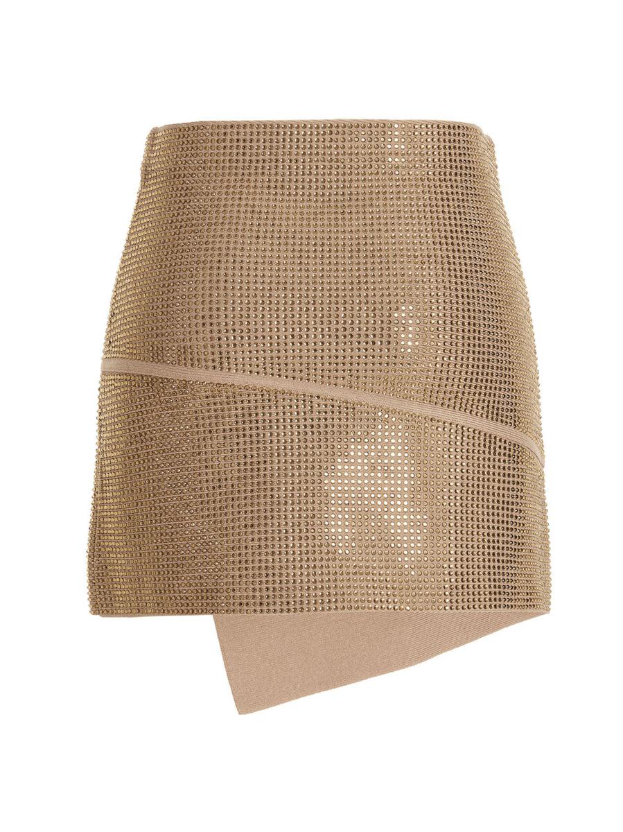 Andreādamo Sequin Knit Skirt