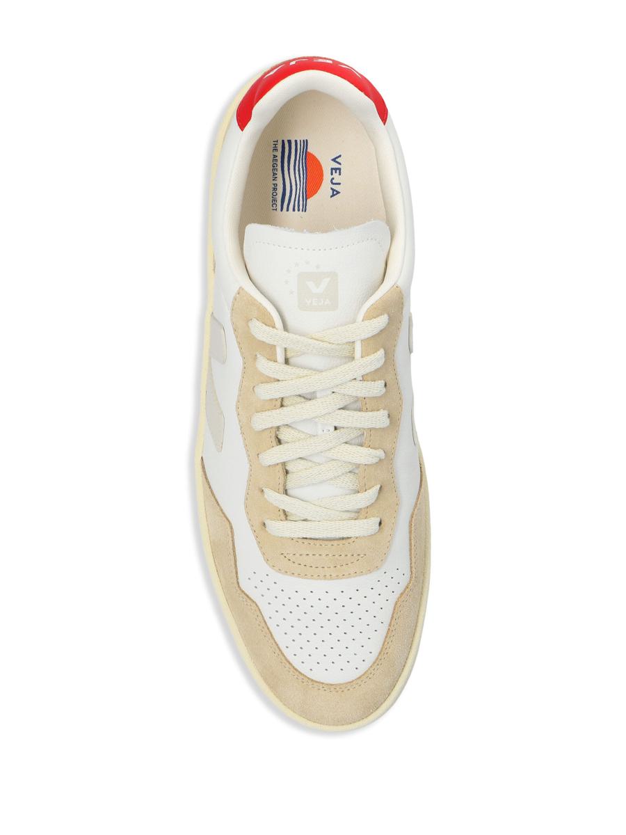 Veja V-90 Leather Sneakers