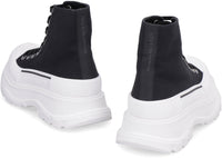 Alexander McQueen Tread Slick Lace-Up Ankle Boots