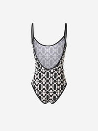 Moncler Printed Elastic Swimsuit