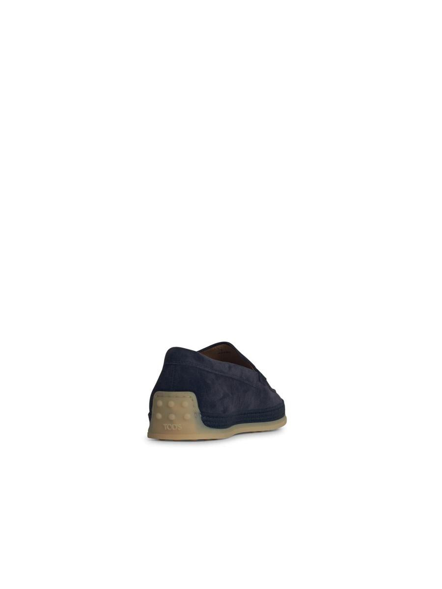 Tod'S Blue Suede Loafers