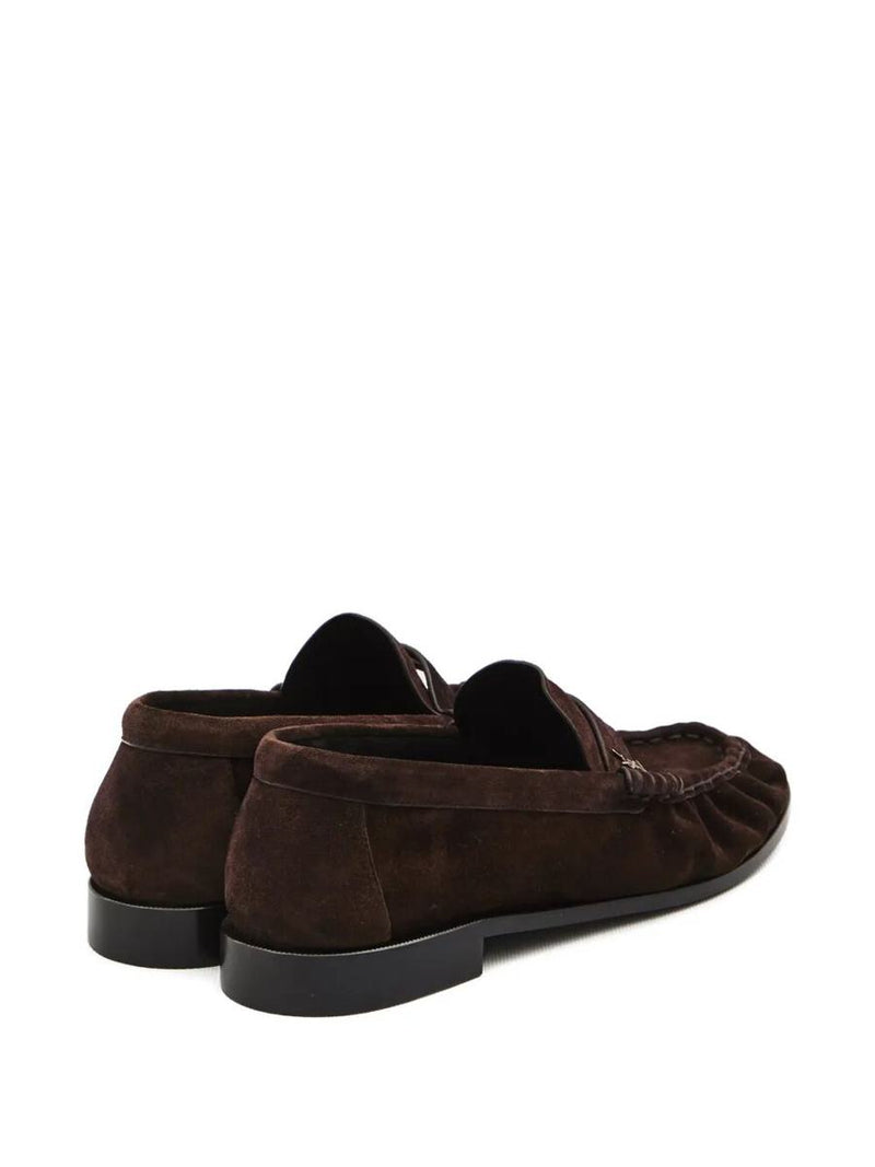 Saint Laurent Le Loafer In Suede Shoes