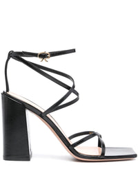 Gianvito Rossi Nuit Leather Heel Sandals