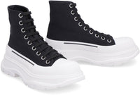 Alexander McQueen Tread Slick Lace-Up Ankle Boots