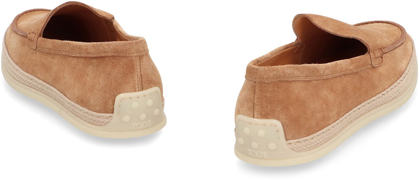 Tod'S Suede Slipper Loafers