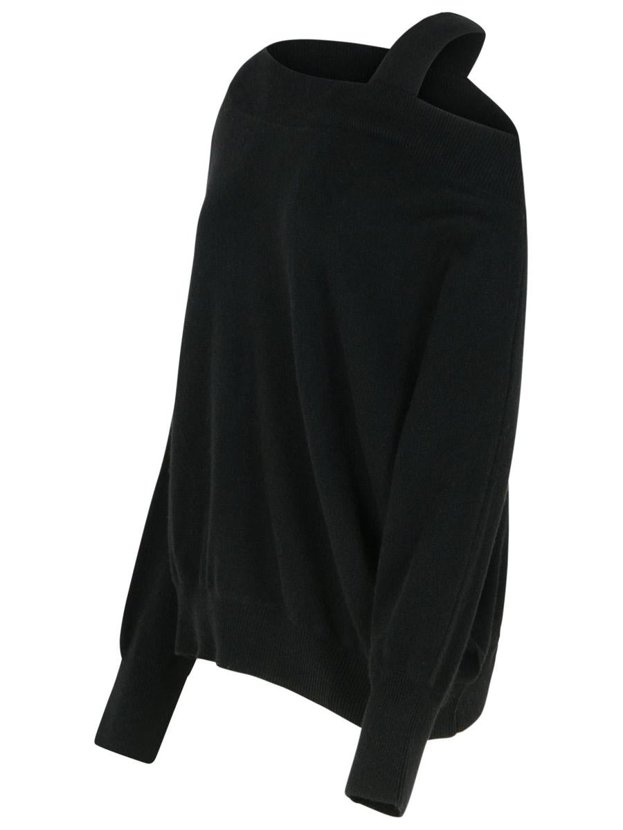 Colorush 'Margot' Black Cashmere Sweater
