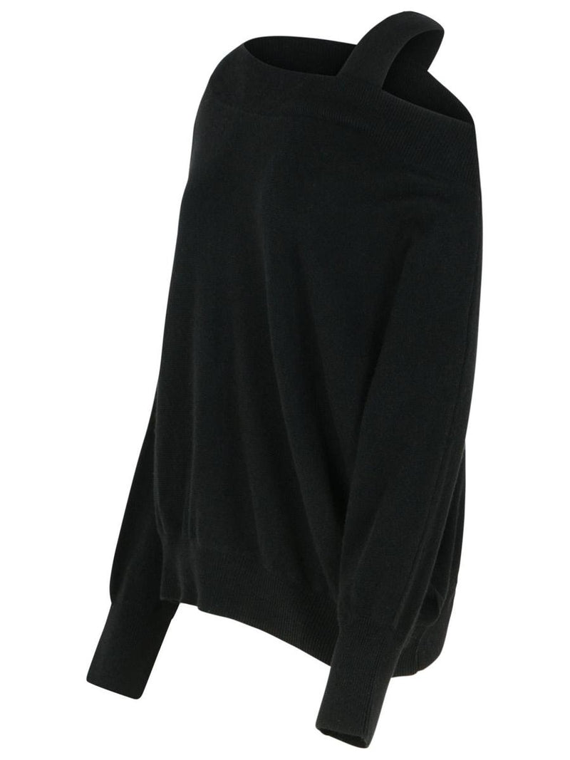 Colorush 'Margot' Black Cashmere Sweater