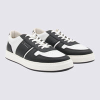 Hogan Black And White Leather Sneakers