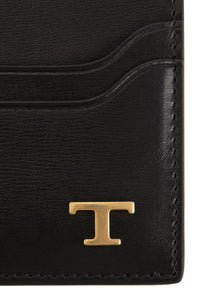 Tod'S Leather Card Holder With Logo