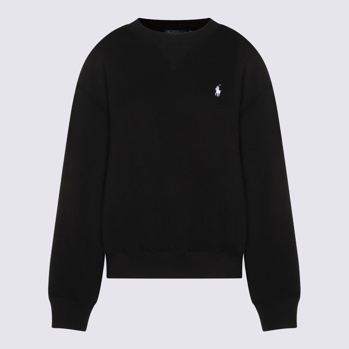 Polo Ralph Lauren Black Cotton Sweatshirt