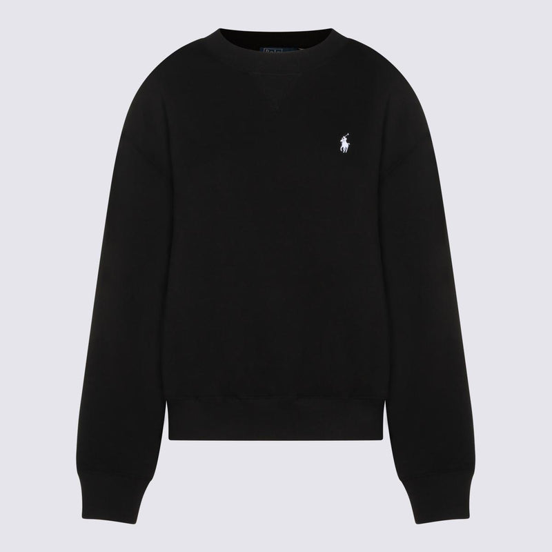 Polo Ralph Lauren Black Cotton Sweatshirt