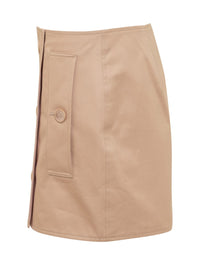 Burberry Gabardine Trench Skirt