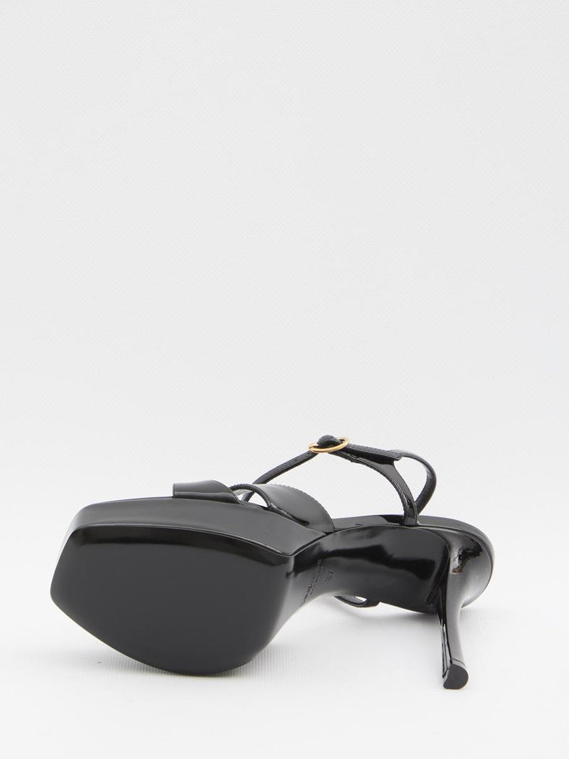 Black Leather Sandals