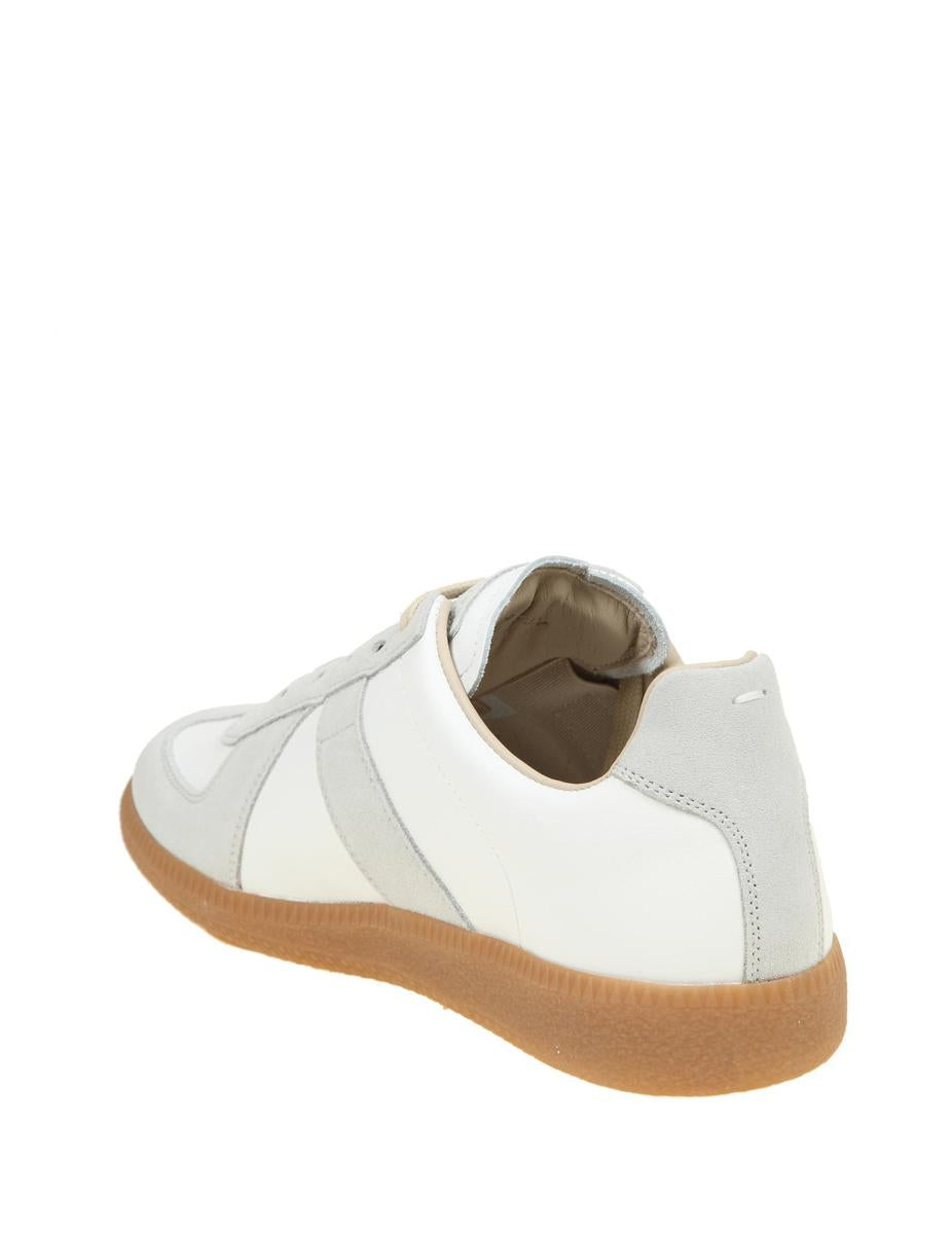 Maison Margiela Suede And Fabric Sneakers