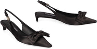 Dolce & Gabbana Satin Slingback Pumps