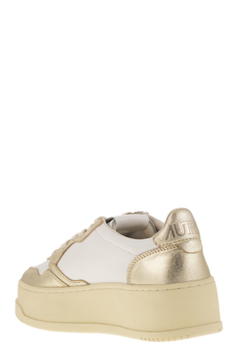 Autry Medalist Platform - Leather Trainers