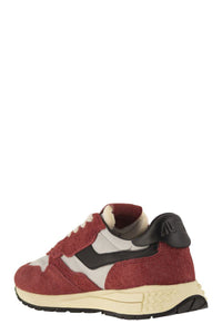 Autry Reelwind - Suede And Technical Textile Trainer