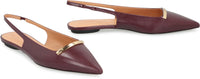 Tod'S Pointy-Toe Slingback Ballet Flats