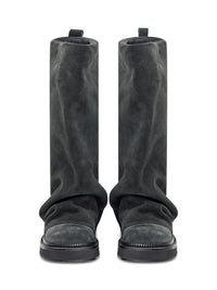 The Attico Black Suede Boot The Attico