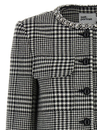 Self-Portrait Houndstooth Blazer