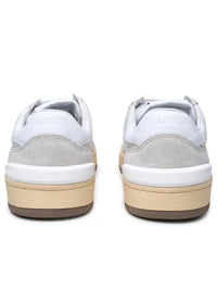 Lanvin White Leather Blend Sneakers