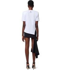 Elisabetta Franchi Gesso Asymmetric T-Shirt