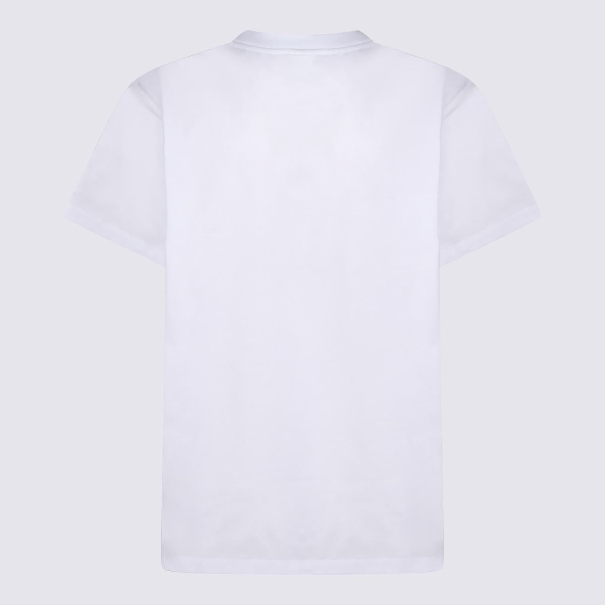 Ganni White Cotton T-Shirt