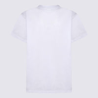 Ganni White Cotton T-Shirt