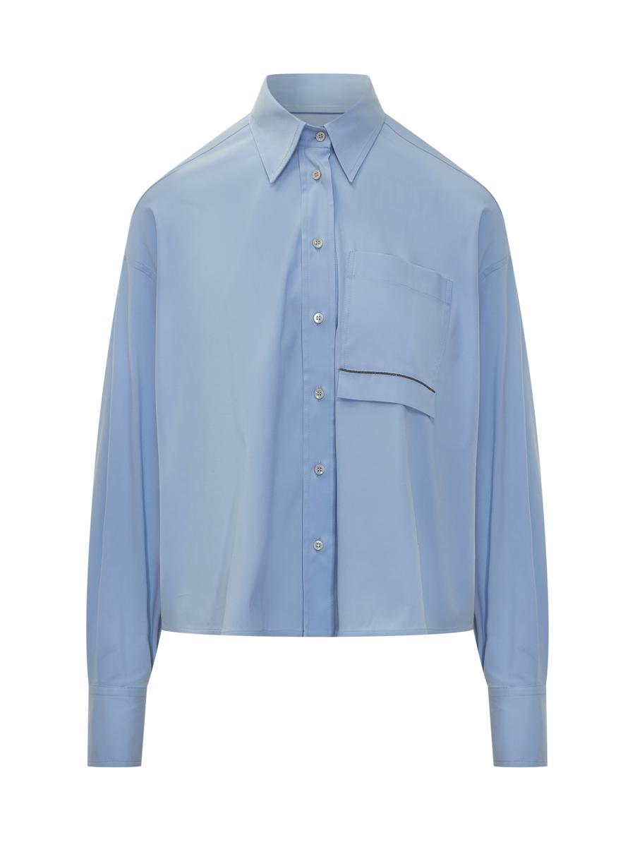 Brunello Cucinelli Brunello Cucinelli Cropped Shirt