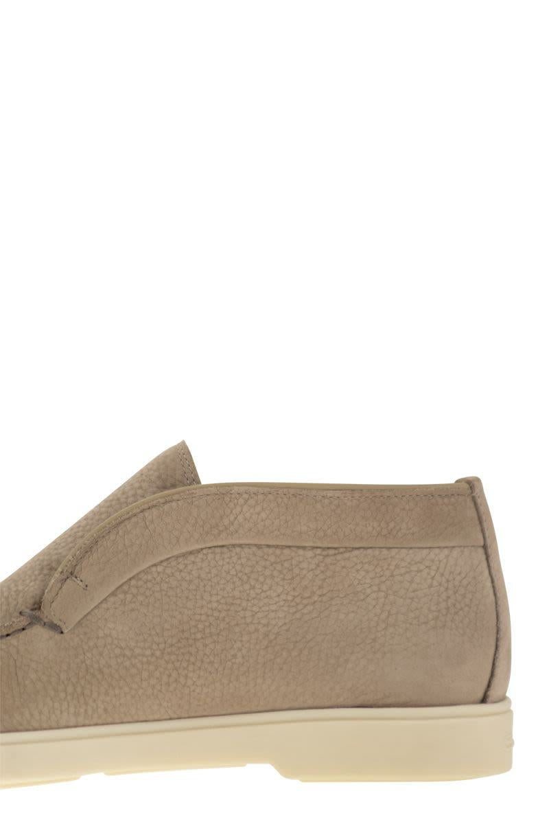 Santoni Desert Boot In Nubuck