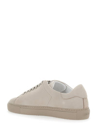 'Clean 90' Beige Low Top Sneakers With Logo Lettering On The Side In Leather Man
