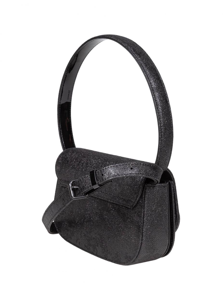 Diesel Structured Bag In Shiny Fabric