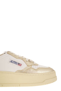 Autry Medalist Platform - Leather Trainers