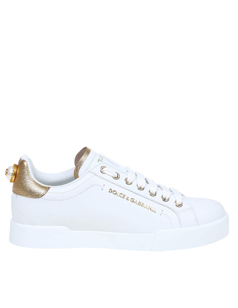 Dolce & Gabbana Sneakers From The Portofino Line In Nappa Leather