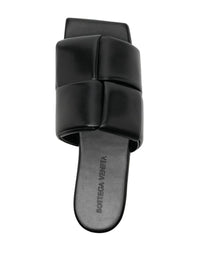 Bottega Veneta Patch Leather Flat Sandals
