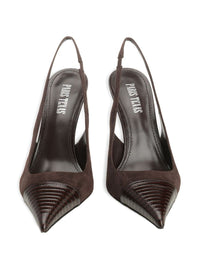 Paris Texas Chocolate Brown Suede Pumps