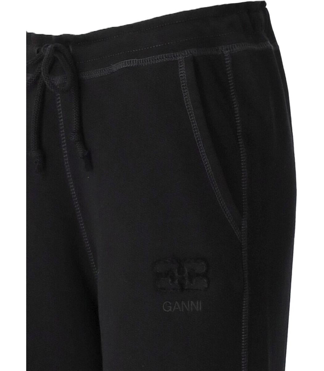 Ganni Isoli Black Sweatpants