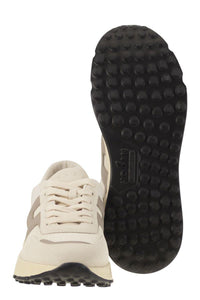 Hogan Hyperlight - Leather And Textile Trainers With Side H