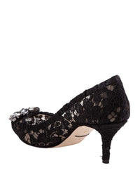 Dolce & Gabbana Bellucci Lace Pumps Taormina With Embroidery