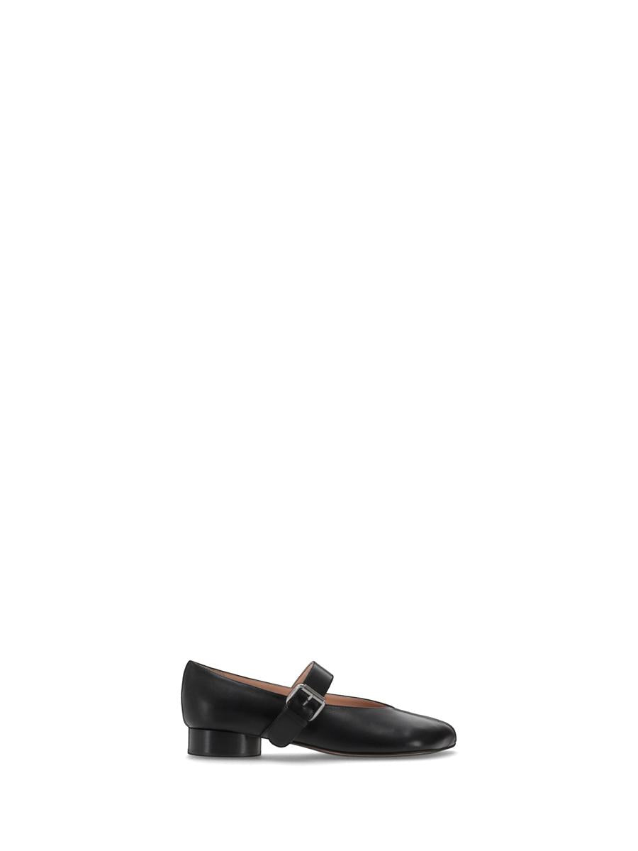 Niccolò Pasqualetti Obliqua Strap Ballerinas - Calfskin Leather