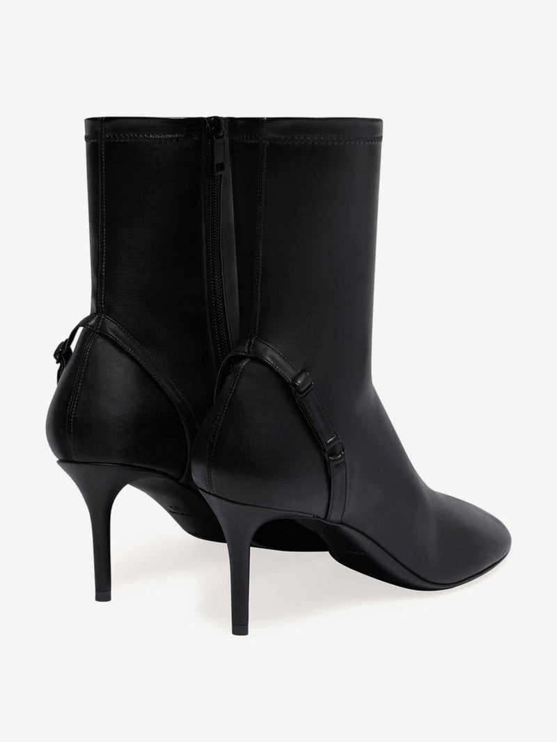 Courrèges Oblique Leather Effect Boots