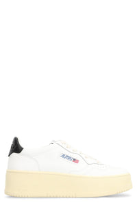 Autry Medalist Leather Platform Sneakers