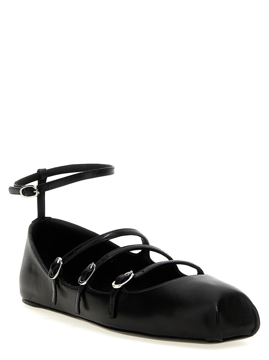 Alexander McQueen Leather Strap Ballet Flats