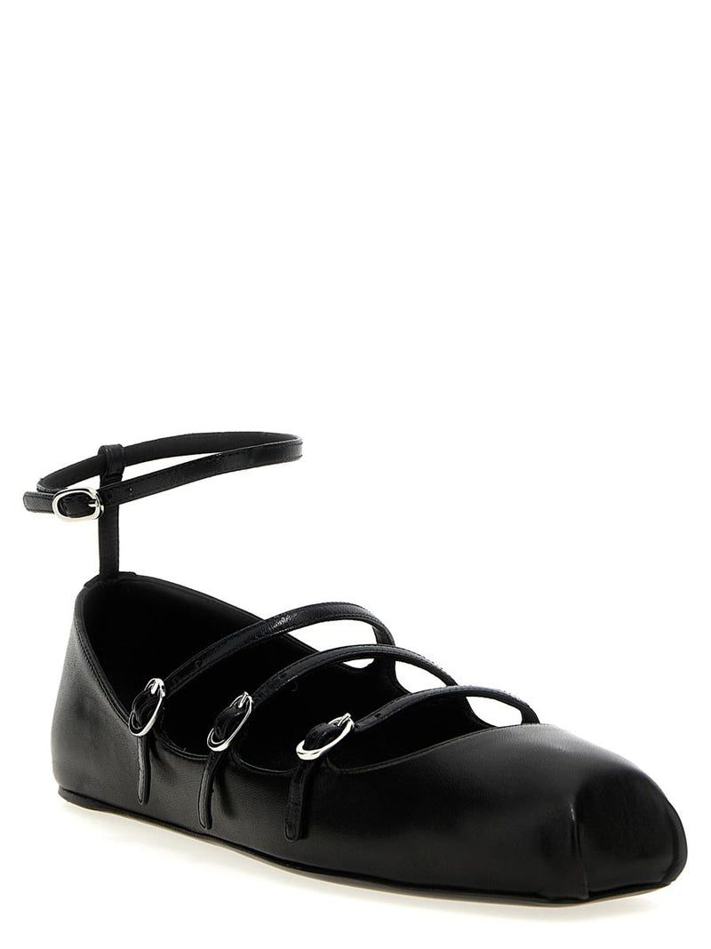 Alexander McQueen Leather Strap Ballet Flats