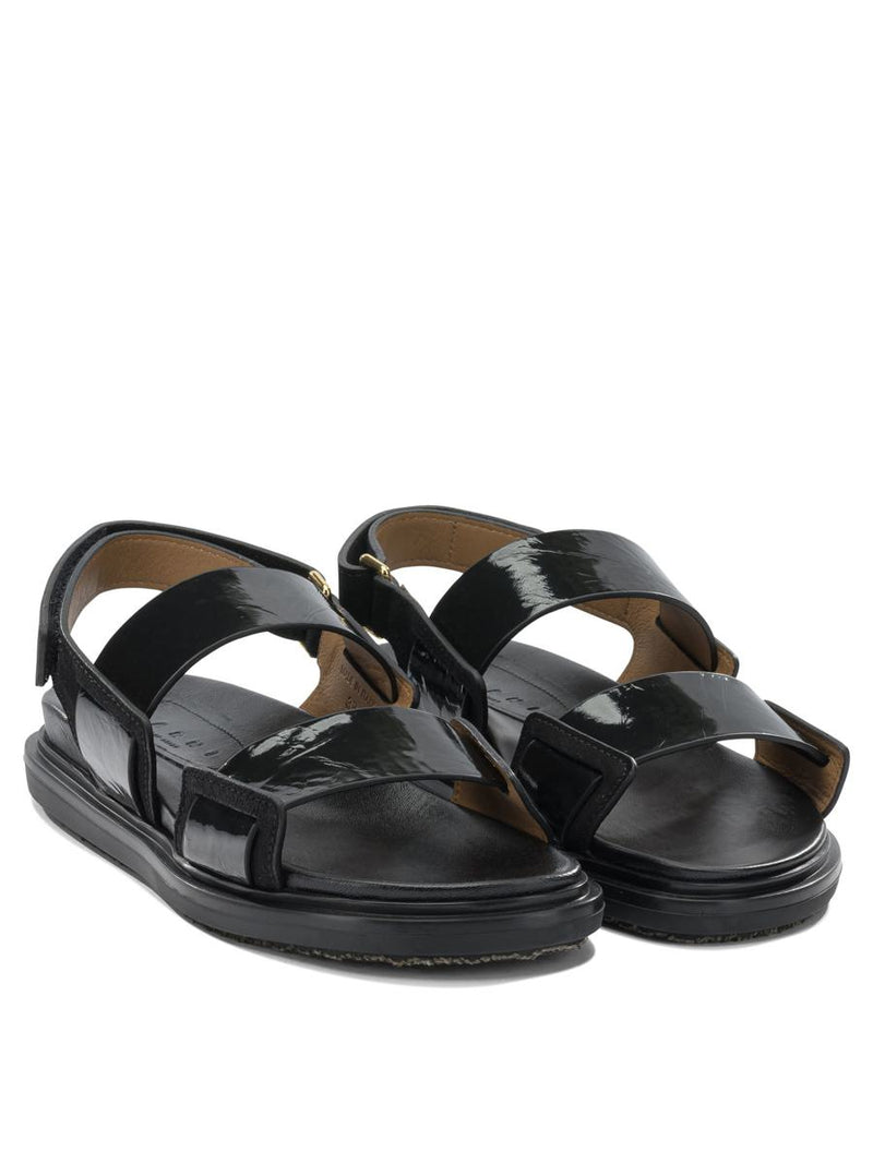 Marni "Fussbett" Leather Sandals