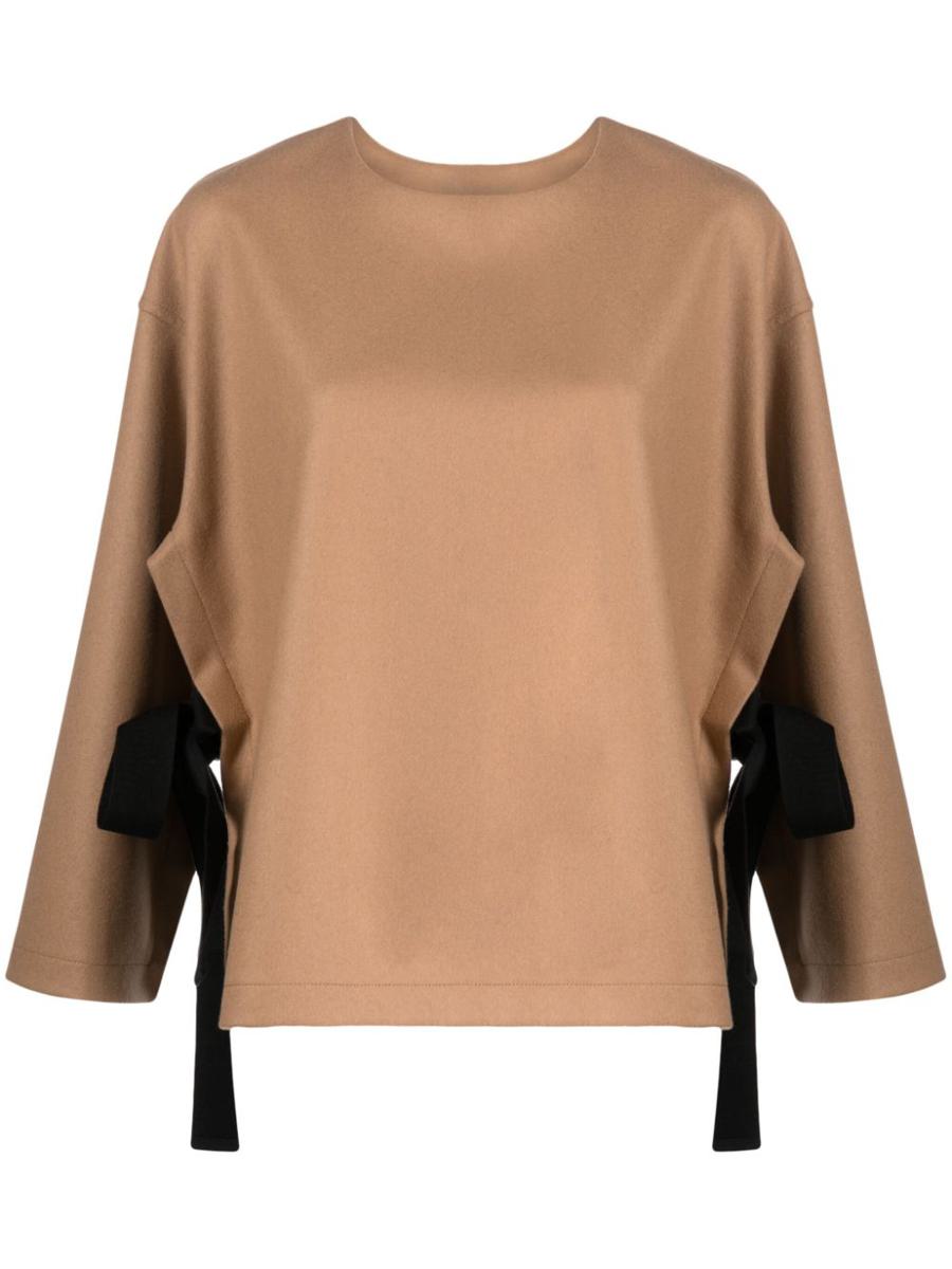 Erika Cavallini Nara Wool Blend Blouse