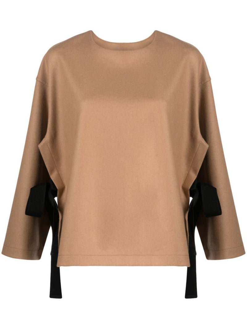 Erika Cavallini Nara Wool Blend Blouse
